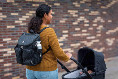 Dooky - Diaper Backpack 2-in-1 - Black