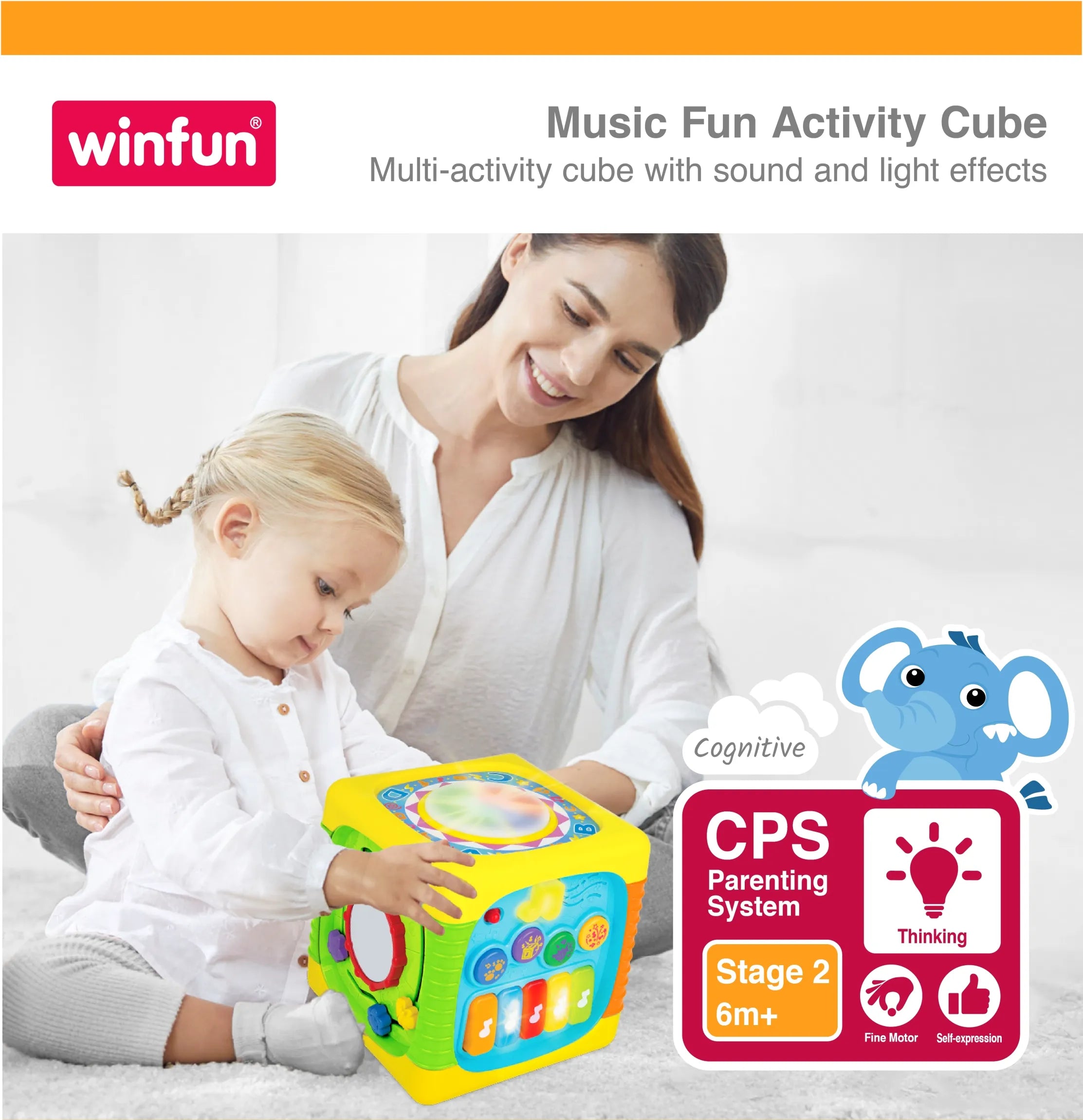 Winfun  Music Fun Activity Cube