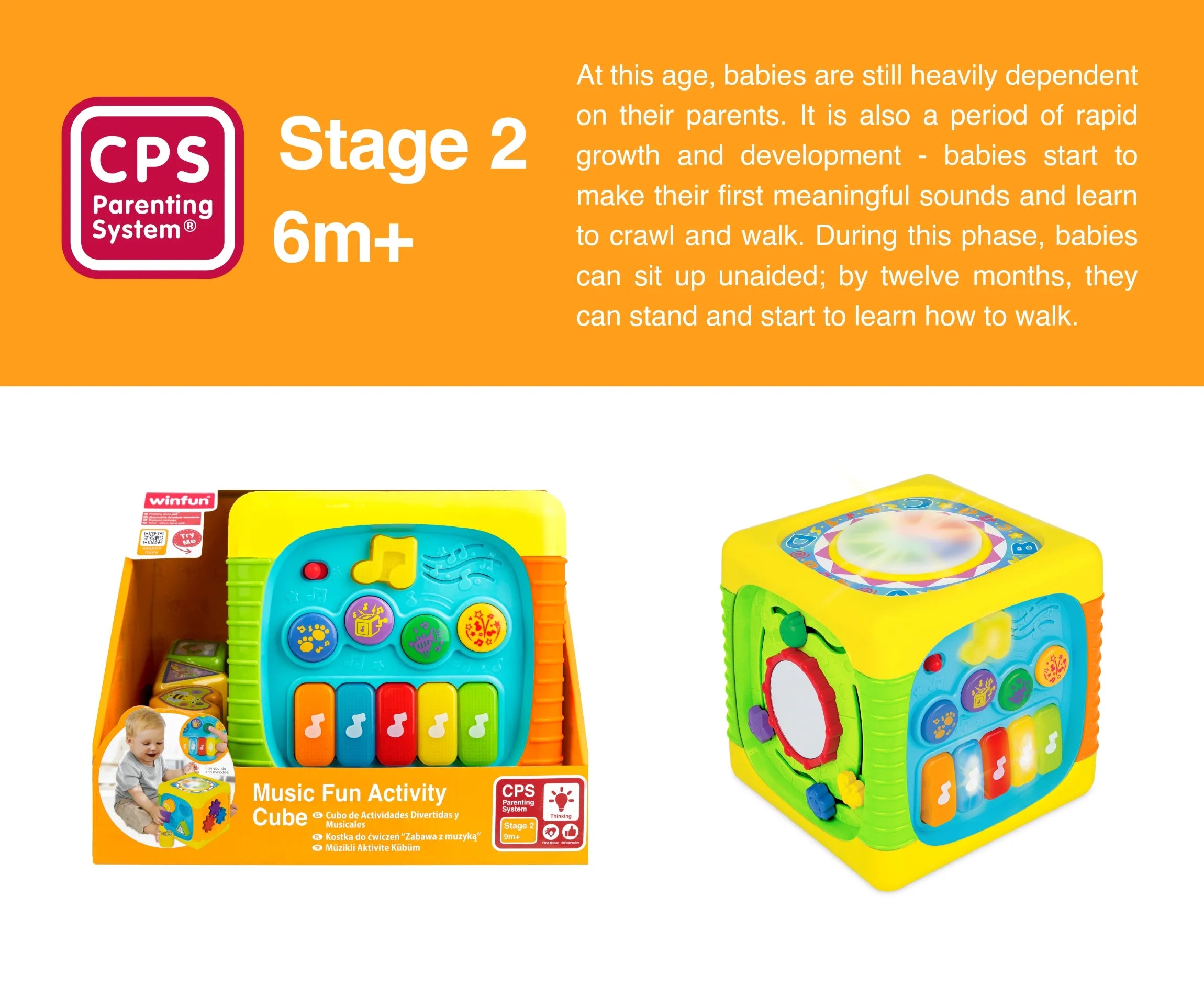 Winfun  Music Fun Activity Cube