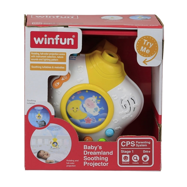 Winfun Light and Sound Projector Crib Toy with Relaxing Sounds