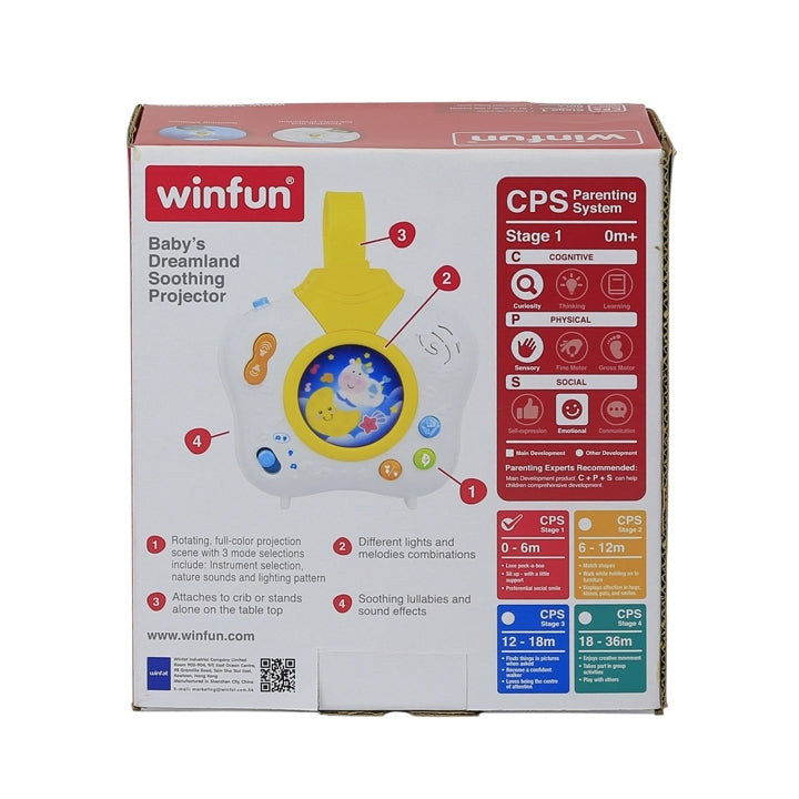 Winfun Light and Sound Projector Crib Toy with Relaxing Sounds