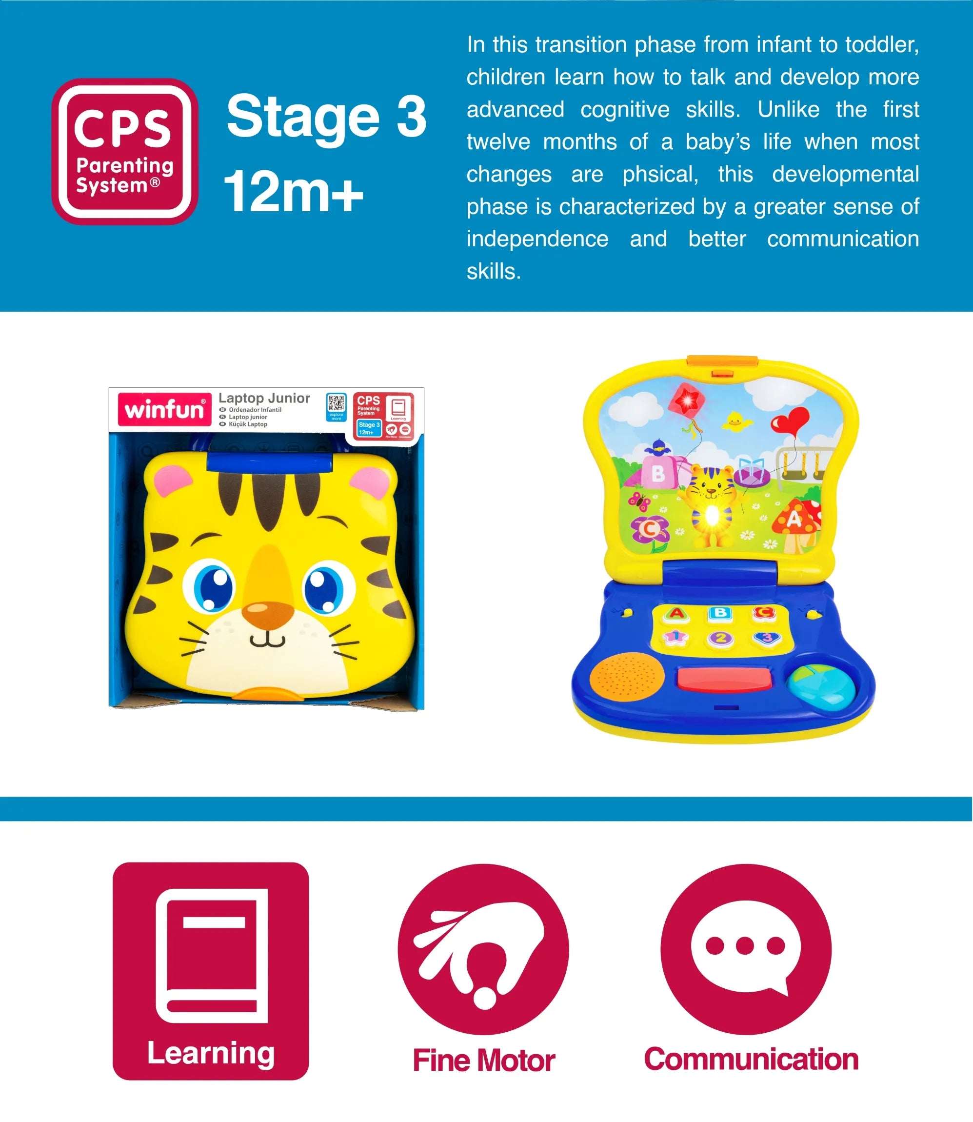 Winfun Laptop Junior tiger
