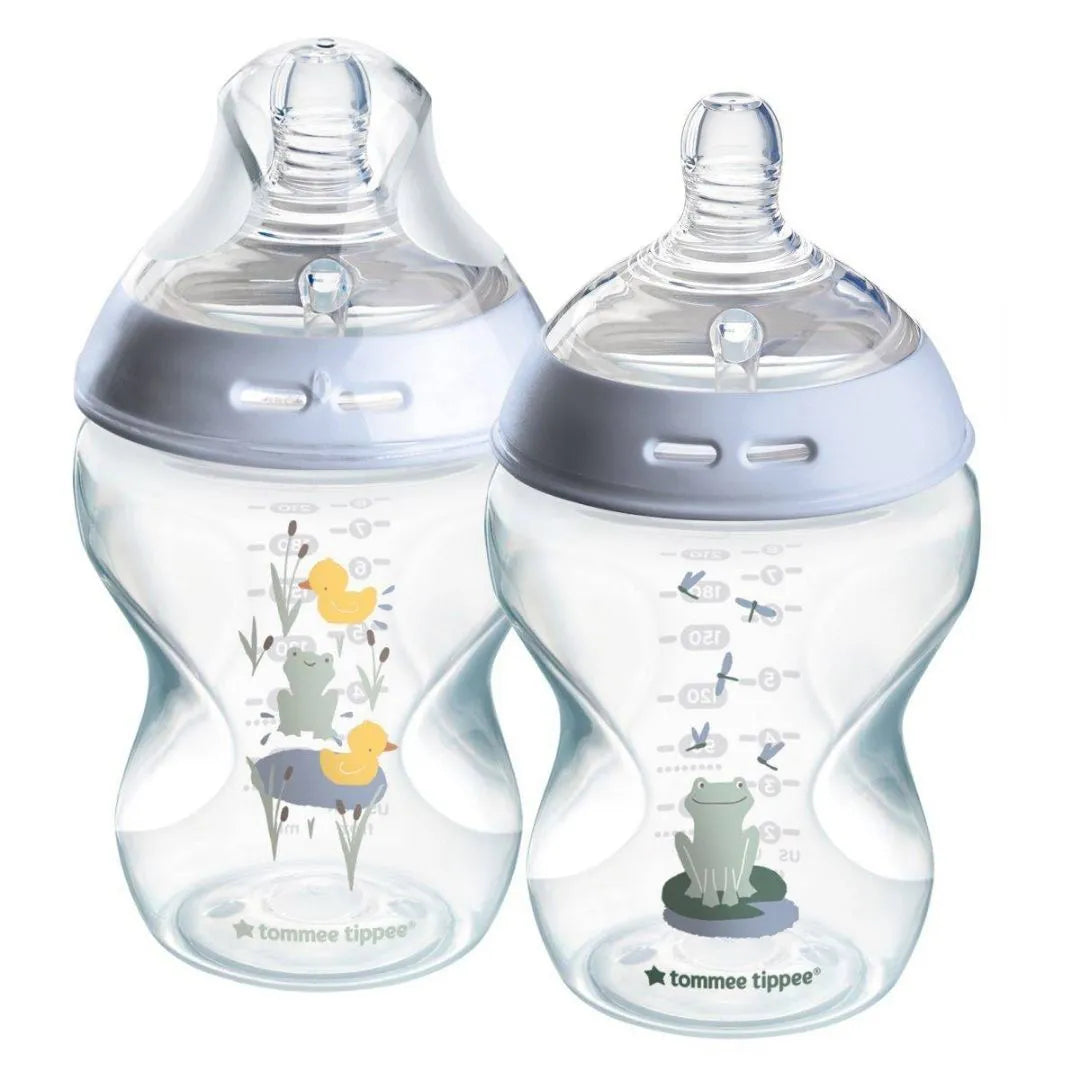 Tommee Tippee Closer to Nature Feeding Bottle Olie - Pack of 2 (260ml)