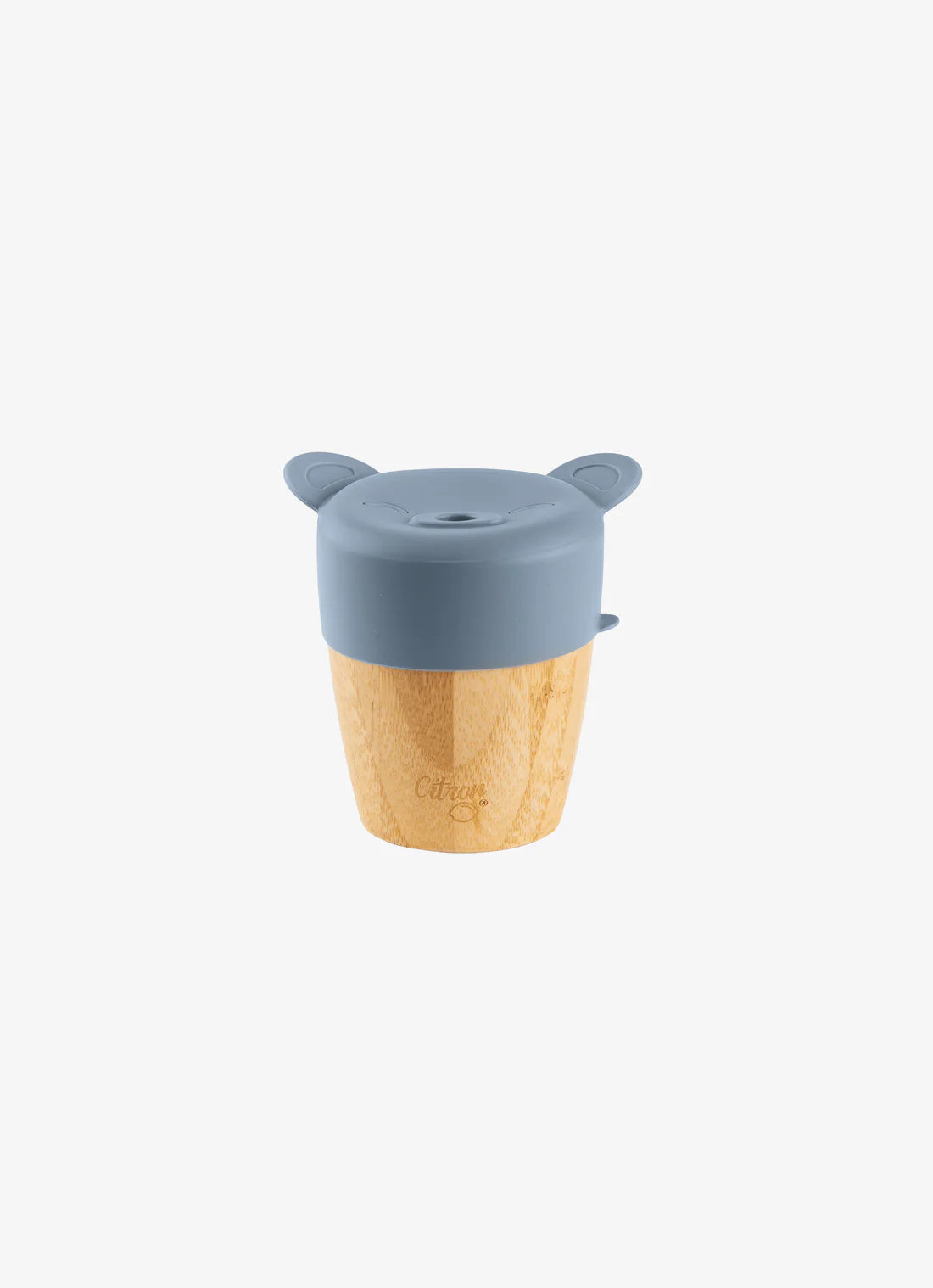 Citron Organic Bamboo Cup with Straw & Lid