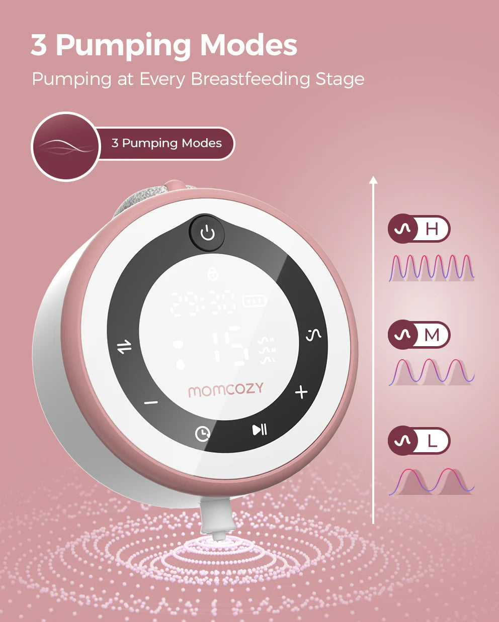 Momcozy V1 Pro Hospital-Grade Wearable Breast Pump