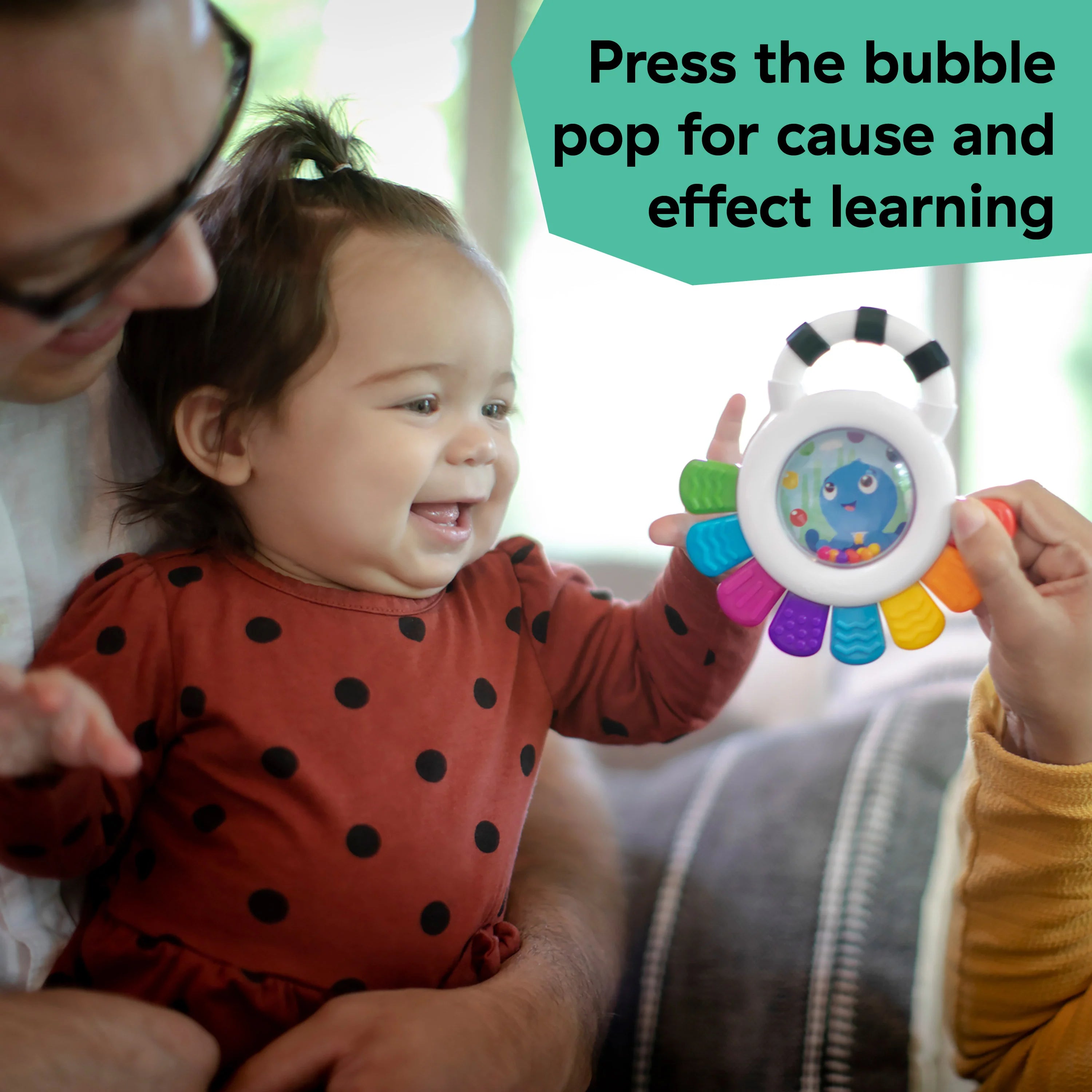 Baby Einstein Outstanding Opus Sensory Rattle & Teether