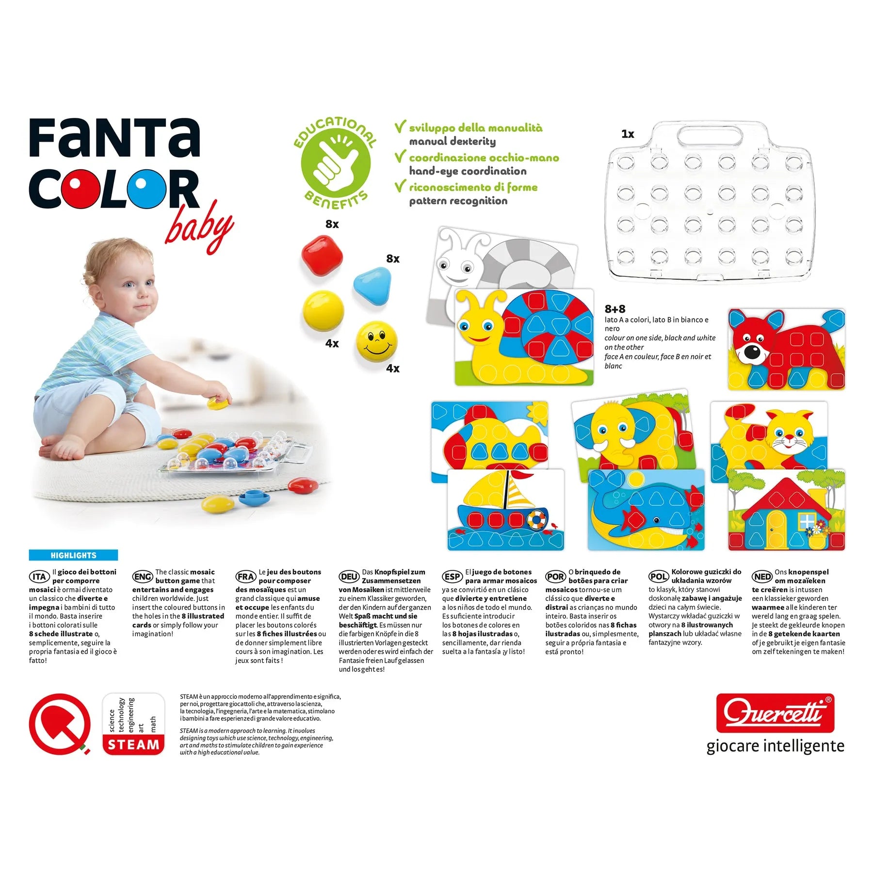 Quercetti Fantacolor Baby Starter Set