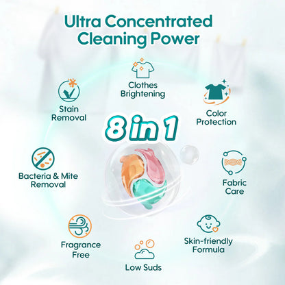 Aiwibi 3-Chamber Laundry Detergent Capsules.