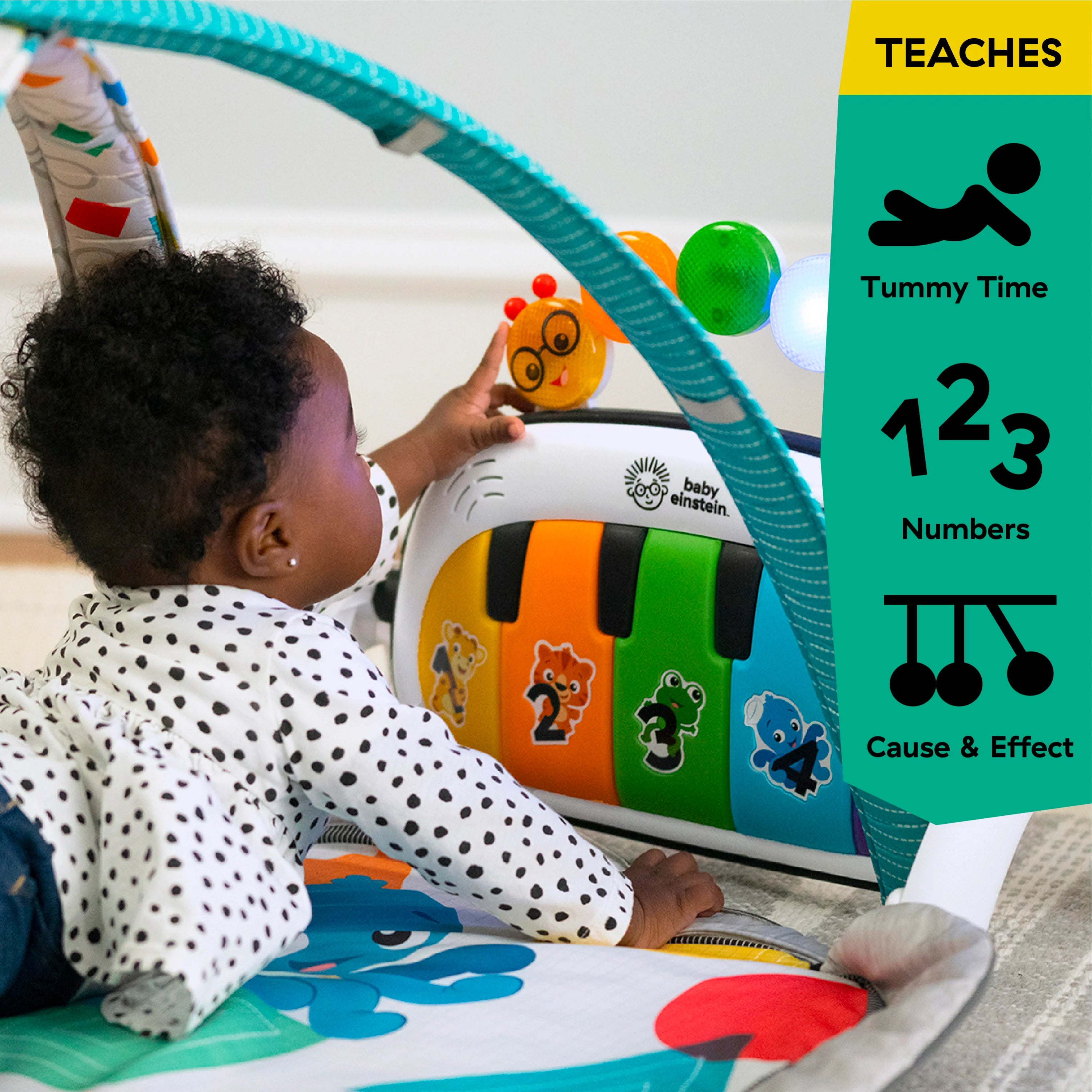 Baby Einstein 4-in-1 Kickin' Tunes Music and Language Discovery Gym
