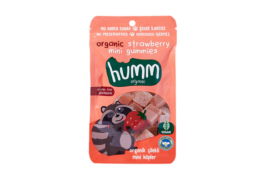 Humm Organic Gluten Free Vegan Strawberry Mini Gummies
