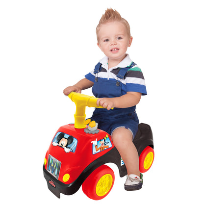 Kiddieland - Lights N' Sounds Mickey Activity Ride-On - Red