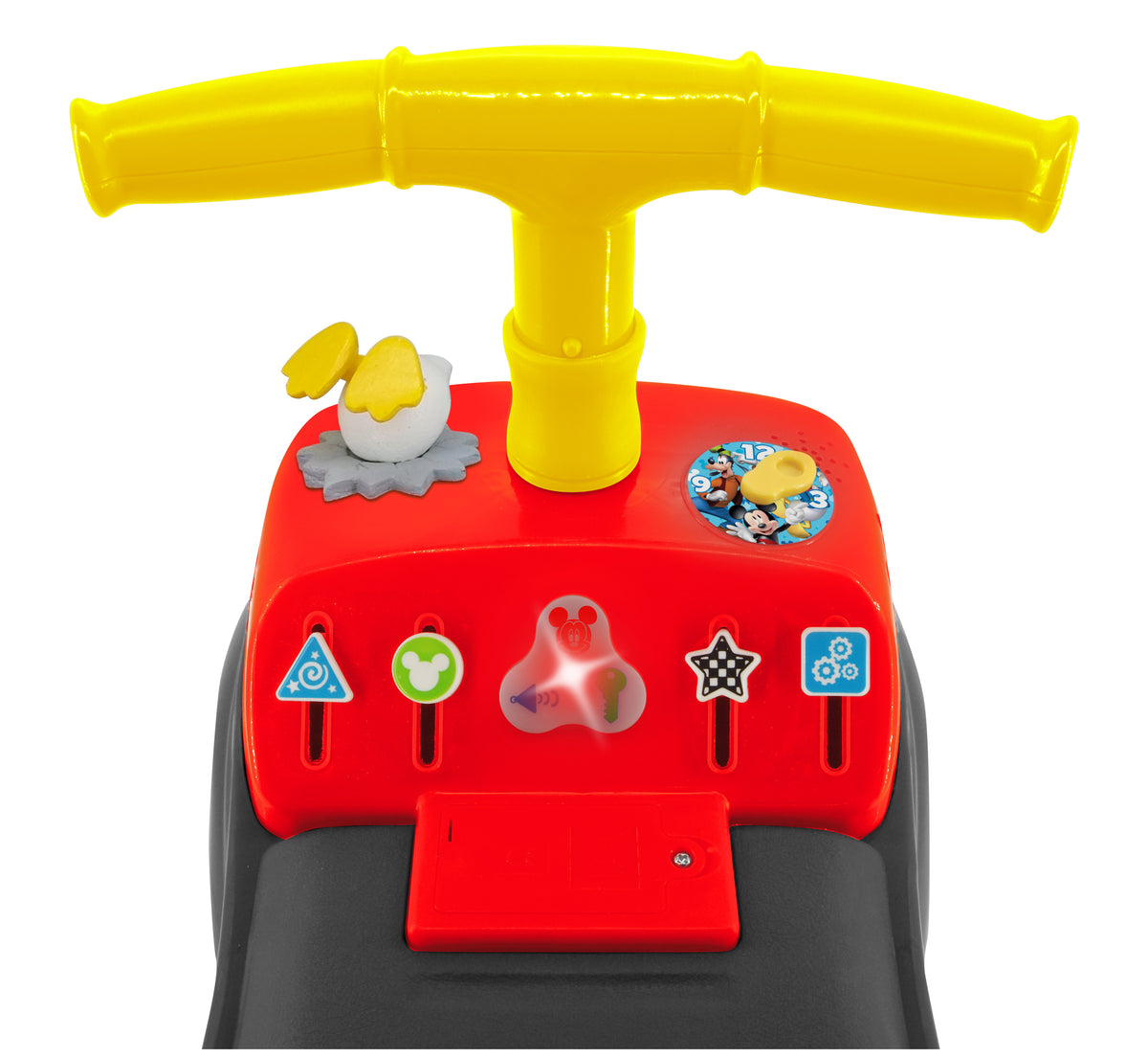 Kiddieland - Lights N' Sounds Mickey Activity Ride-On - Red
