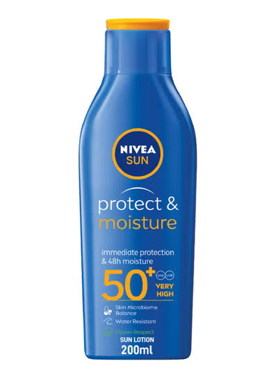 لوشن واقٍ من الشمس نيفيا حماية وترطيب عامل الحماية من الشمس 50+ (200ml)