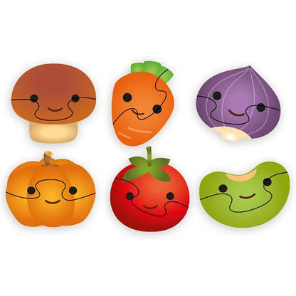 Little Story 6-in-1 Matching Puzzle – Vegetables.