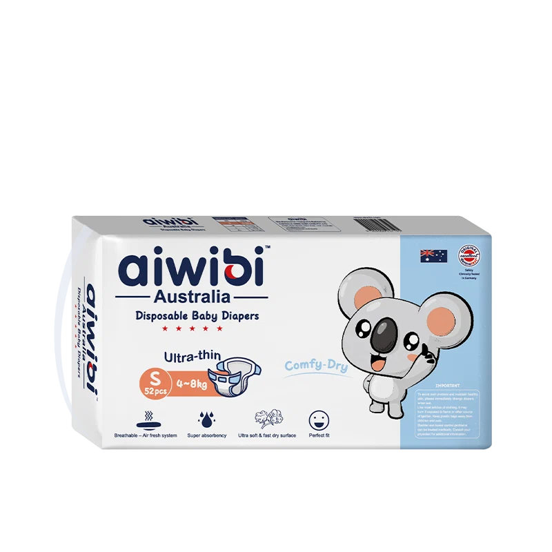 Aiwibi Comfy Dry Ultra Thin Disposable Baby Diaper