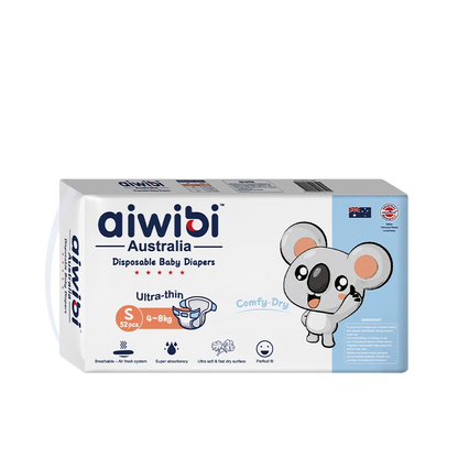 Aiwibi Comfy Dry Ultra Thin Disposable Baby Diaper