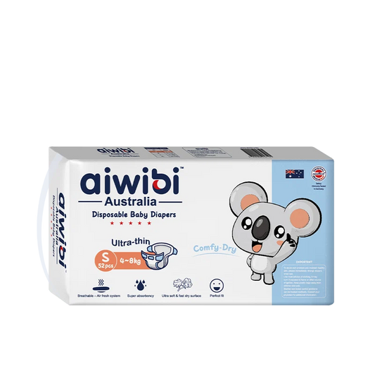 Aiwibi Comfy Dry Ultra Thin Disposable Baby Diaper