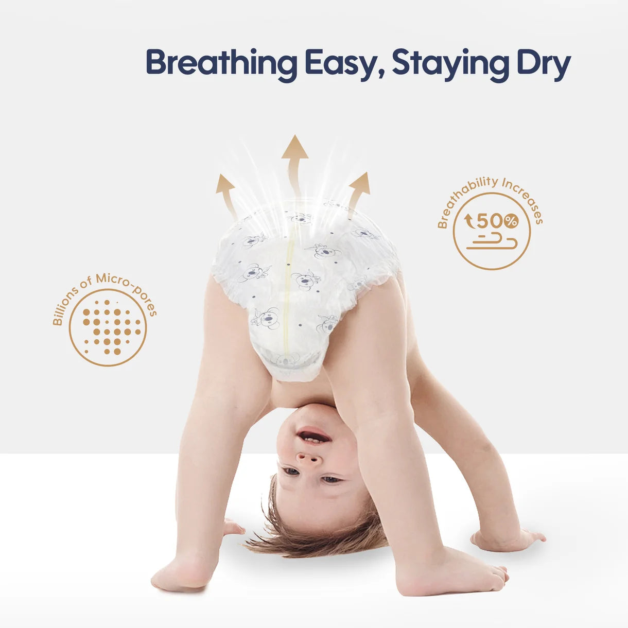 Aiwibi Comfy Dry Ultra Thin Disposable Baby Diaper