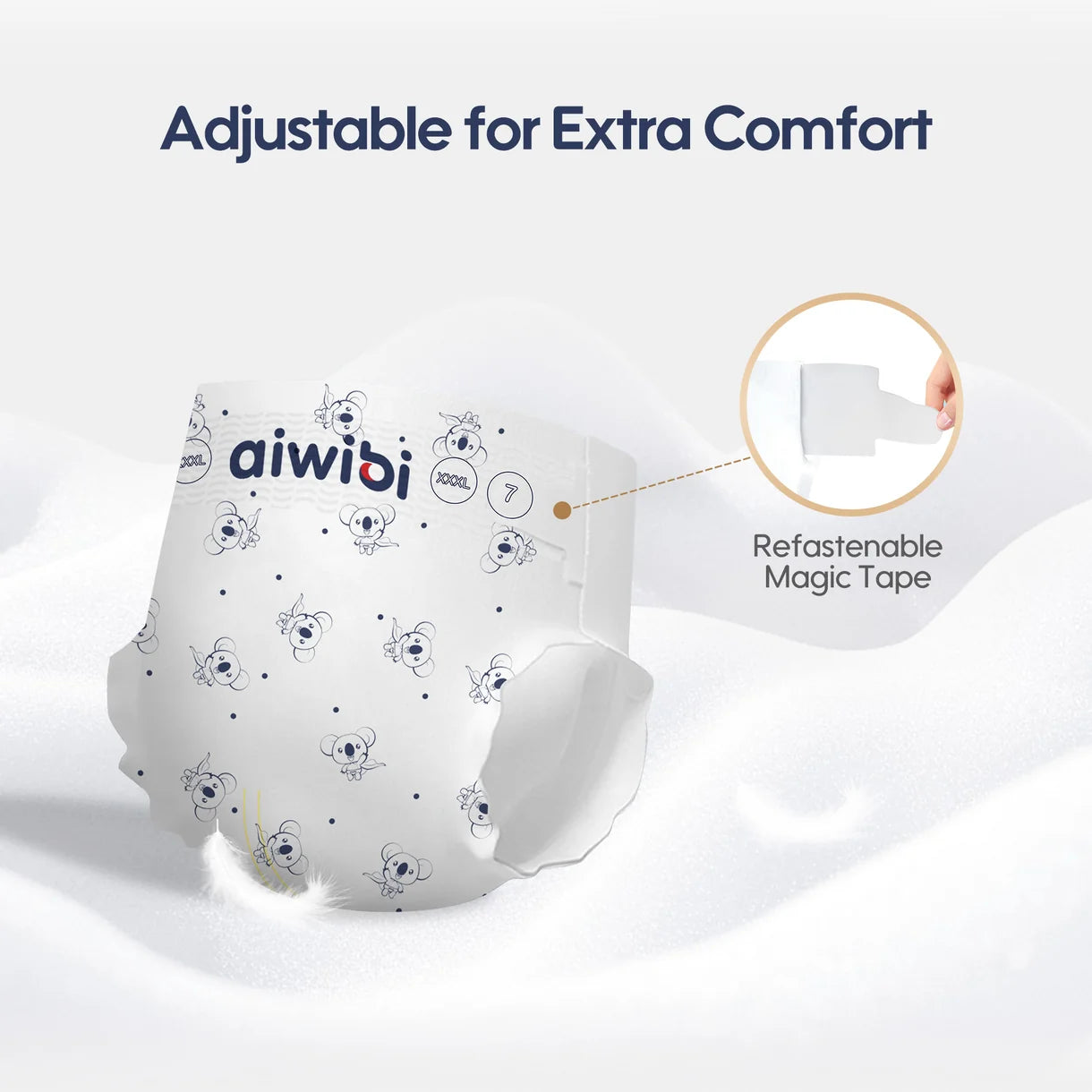 Aiwibi Comfy Dry Ultra Thin Disposable Baby Diaper
