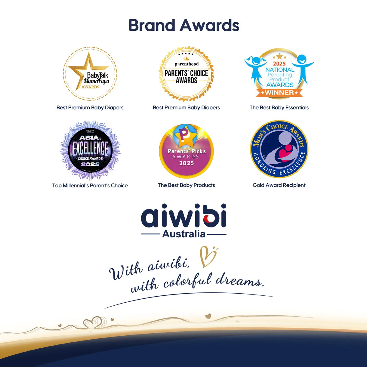 Aiwibi Comfy Dry Ultra Thin Disposable Baby Diaper