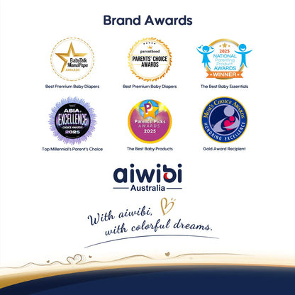 Aiwibi Comfy Dry Ultra Thin Disposable Baby Diaper