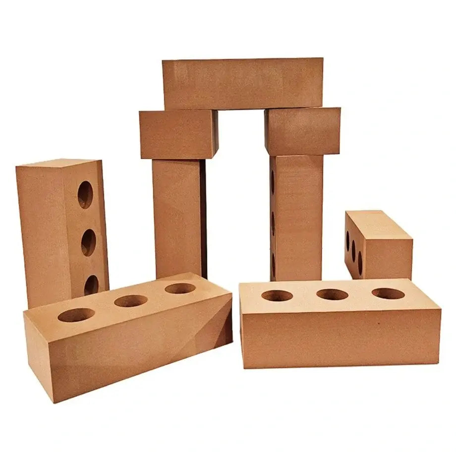Quick Learning - Brick Building Blocks - Brown
