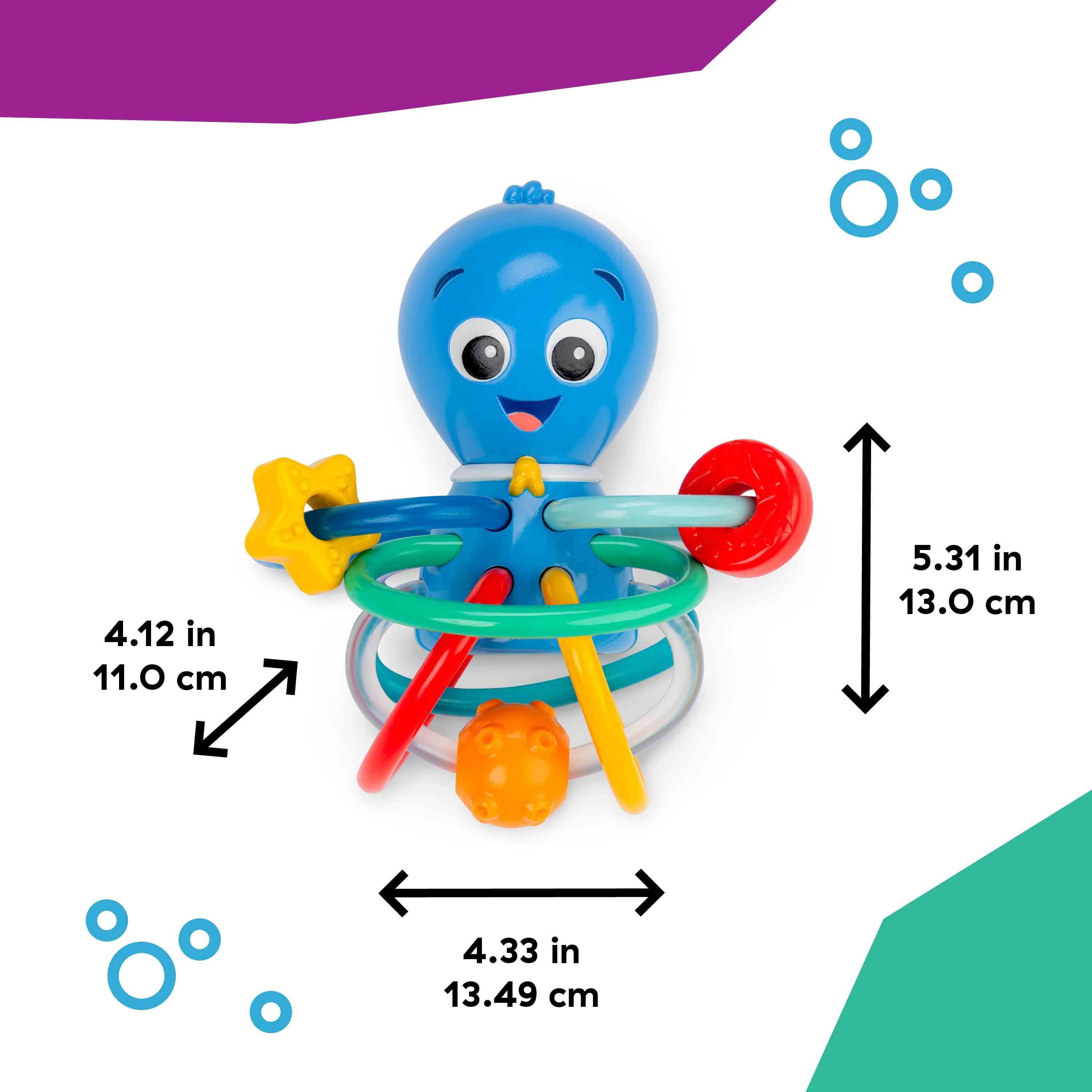 Baby Einstein Opus’s Shake & Soothe Teether Toy & Rattle
