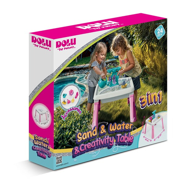 Dolu Pink Sand And Water Creativity Table