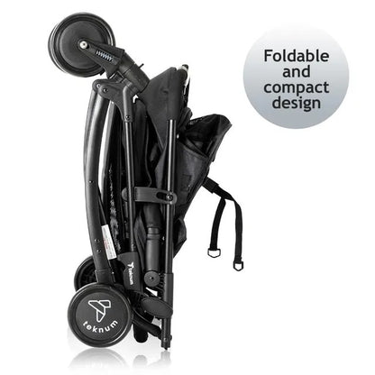 Teknum 2 In 1 Glide Stroller (Black)