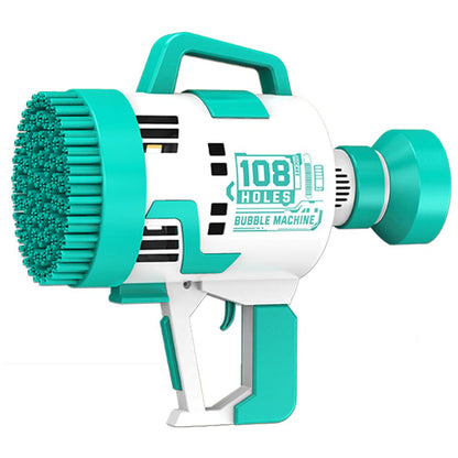 Little Story Bubble Machine Battery Operated Gun With Light/Bubble Maker (108 Holes)