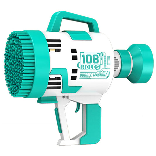 Little Story Bubble Machine Battery Operated Gun With Light/Bubble Maker (108 Holes)