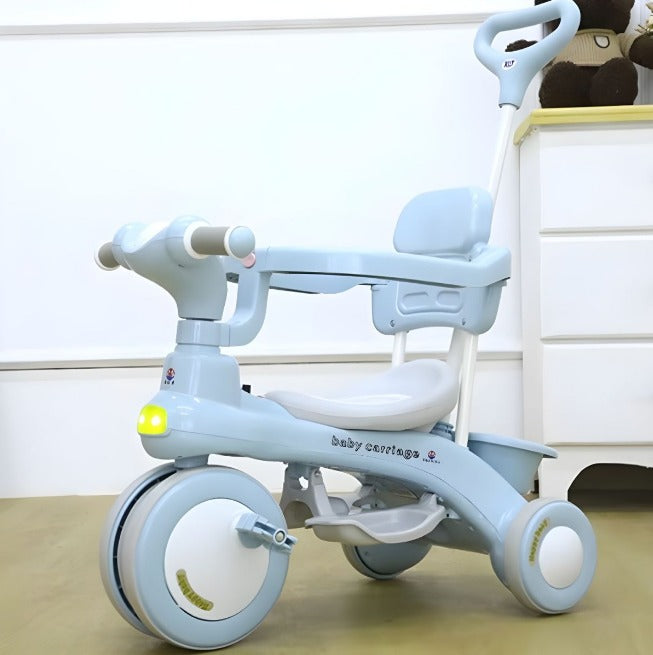 Tobbi Kids Tricycle with Handle for Kids – Blue