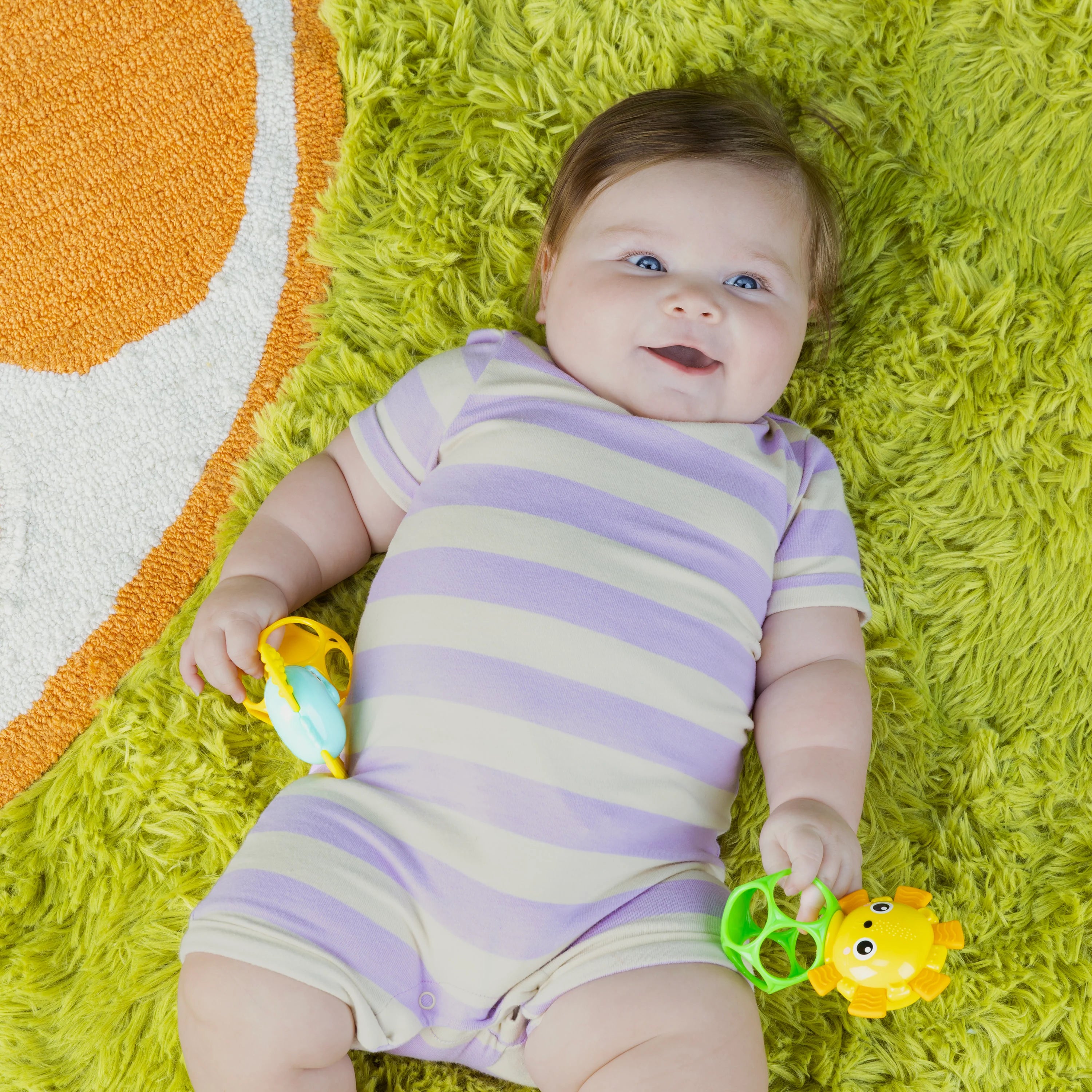 Bright Starts Oball Soothing Pals Peg Toy - Pack of 2