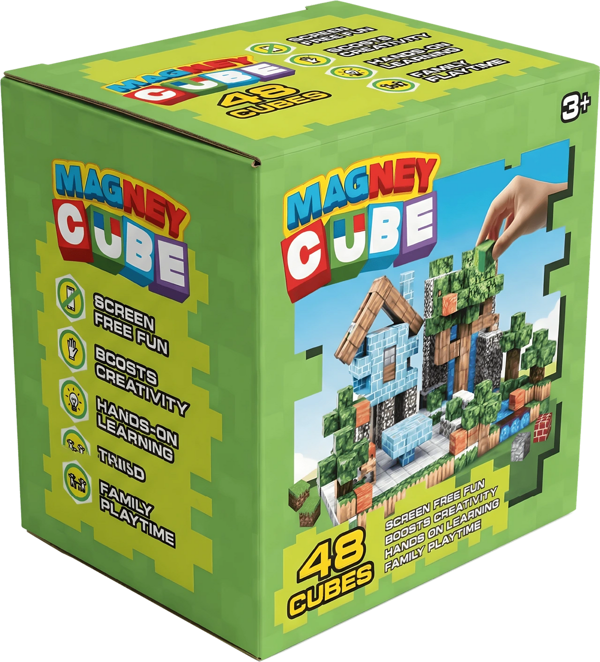 Magney Cube 48-Piece Magnetic Building Set