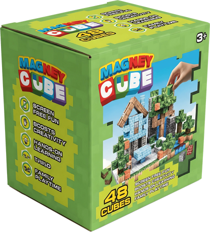 Magney Cube 48-Piece Magnetic Building Set