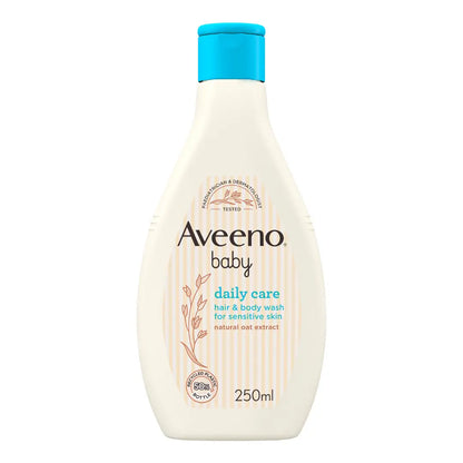 غسول الشعر والجسم للعناية اليومية للأطفال من أفينو 250 ml