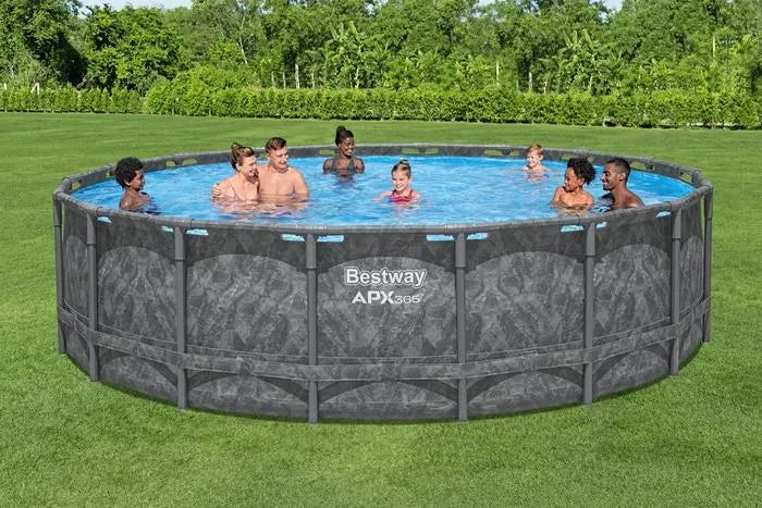 طقم مسبح دائري Bestway APX (365™ 18' x 52"/5.49m x 1.32m)