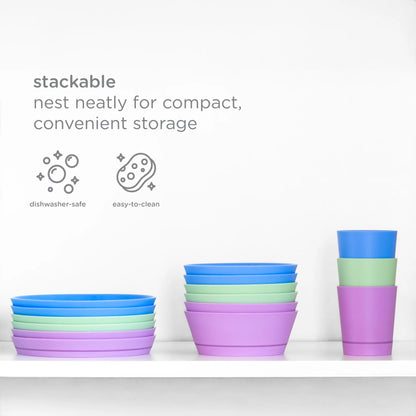 Ubbi Feeding Set (Plate, Bowl, Cup, Utensils, Suction  Cup)
