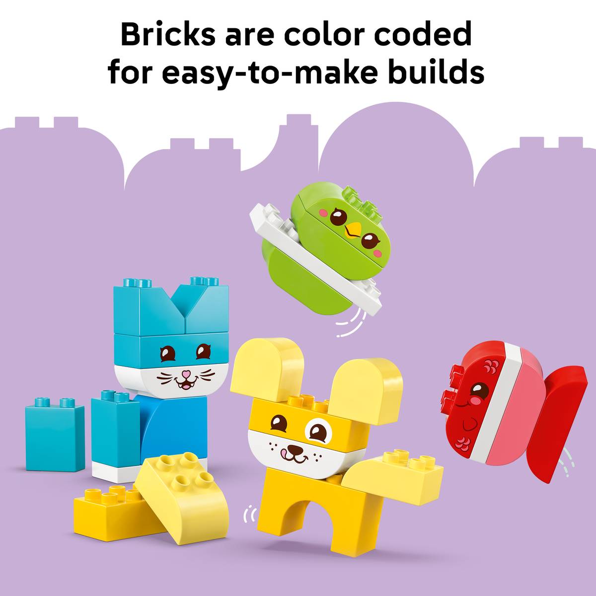 LEGO DUPLO - 3-in-1 Creative Cute Pets - 24 Pieces