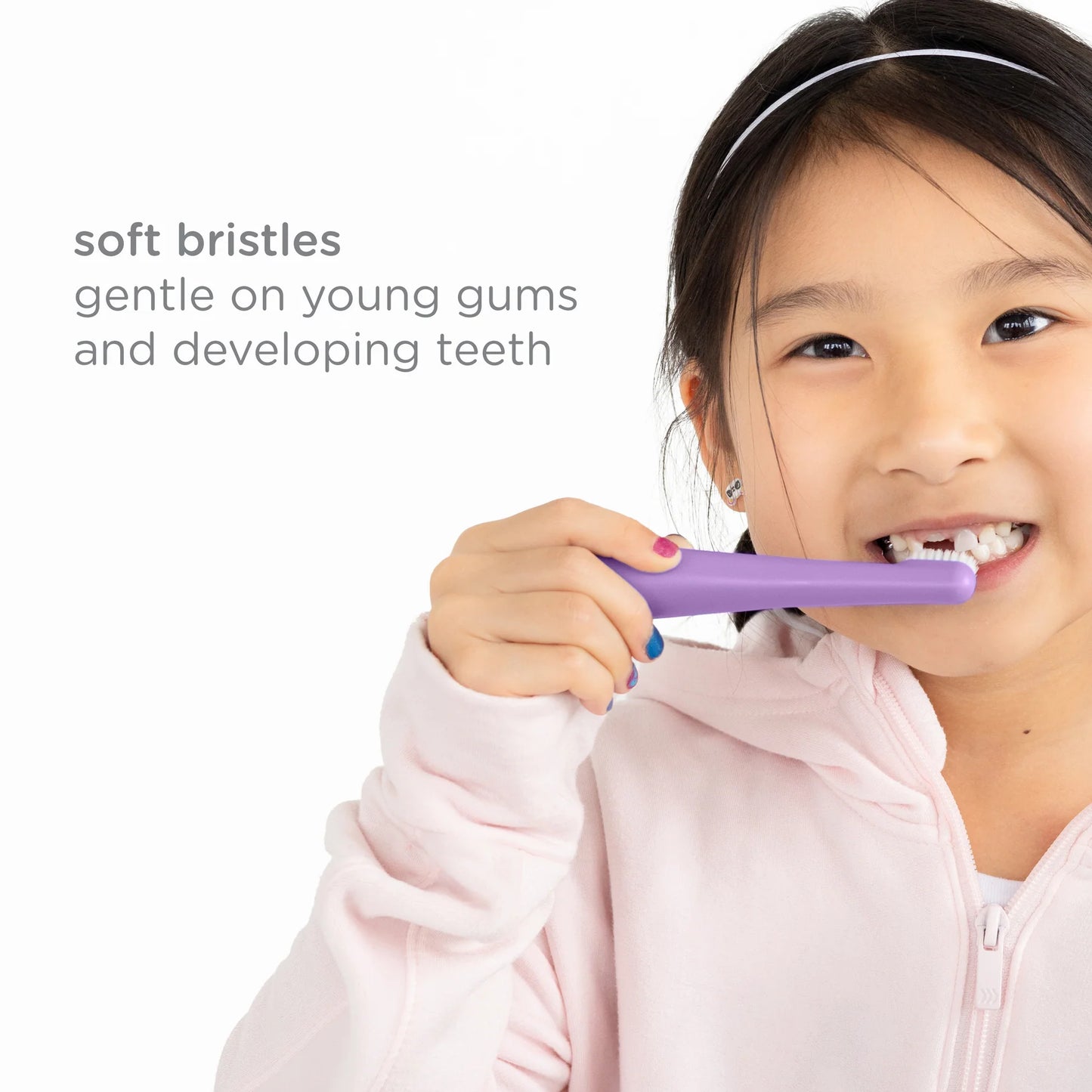Ubbi Bristled Toothbrush - Pack of 2