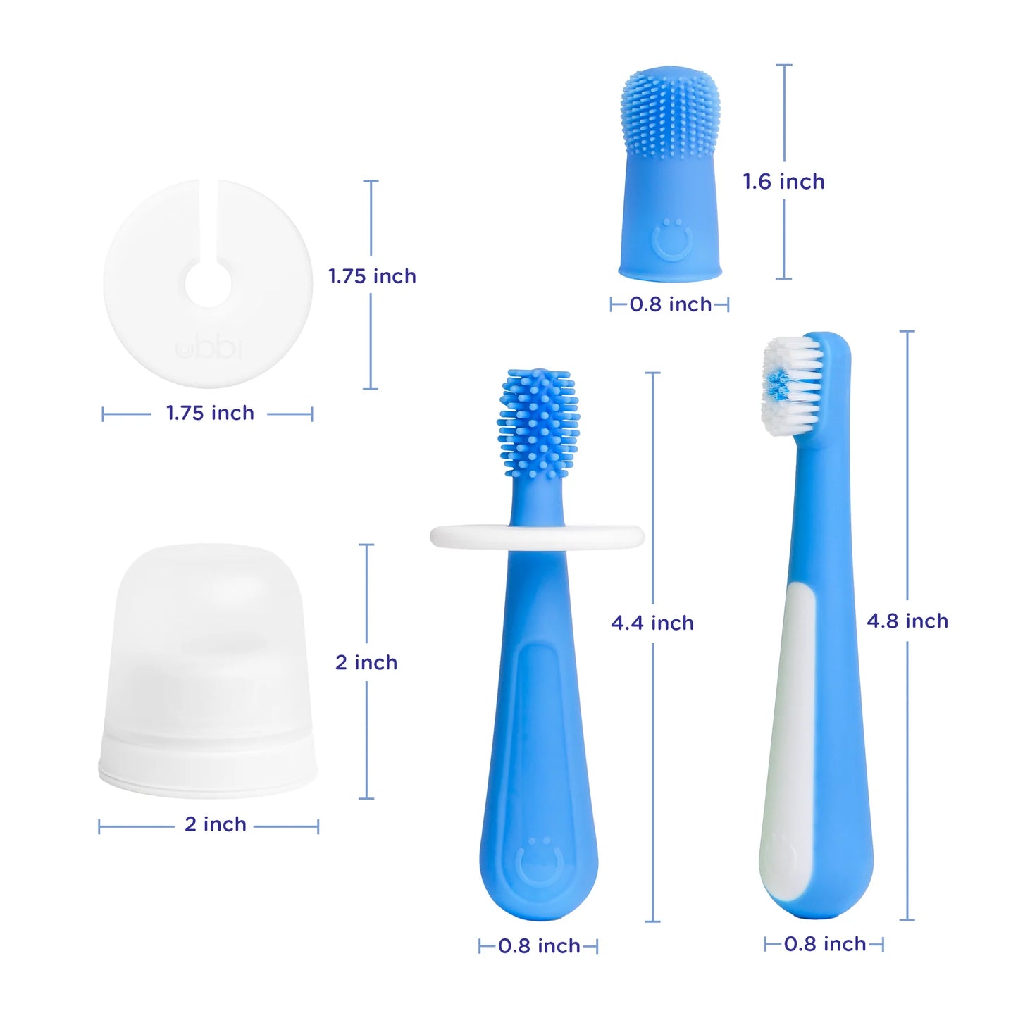 Ubbi Toothbrush Set (Stage 3)