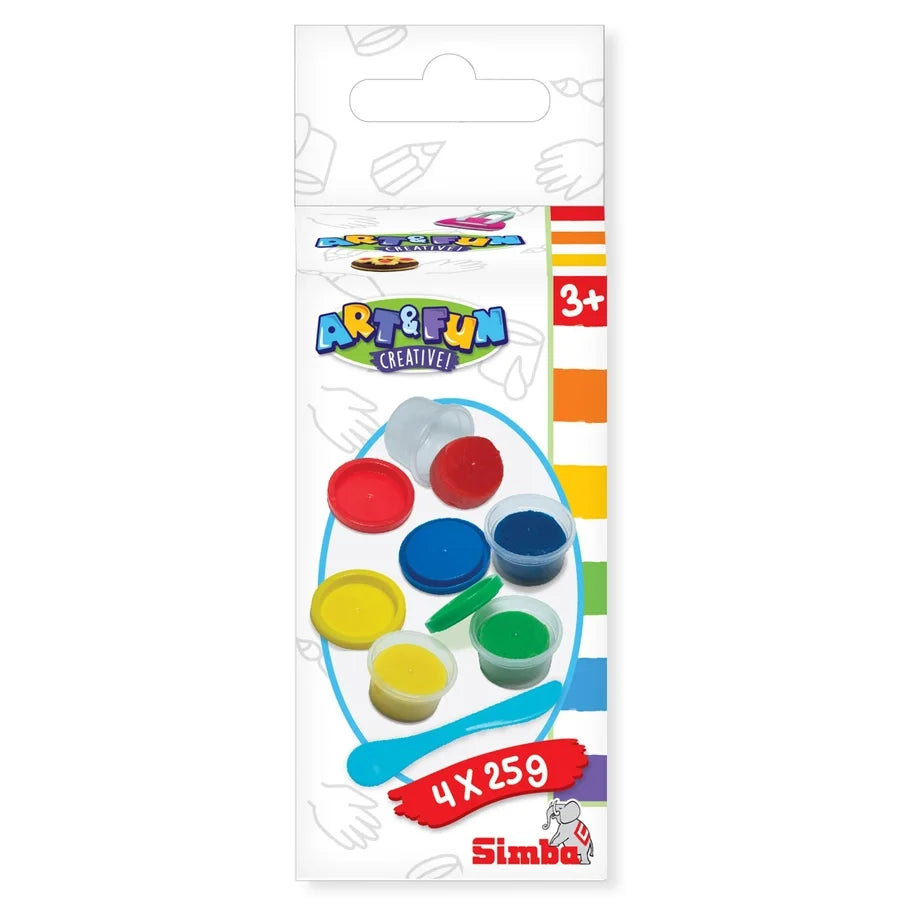 Art & Fun - Dough Pots - 4 Pieces