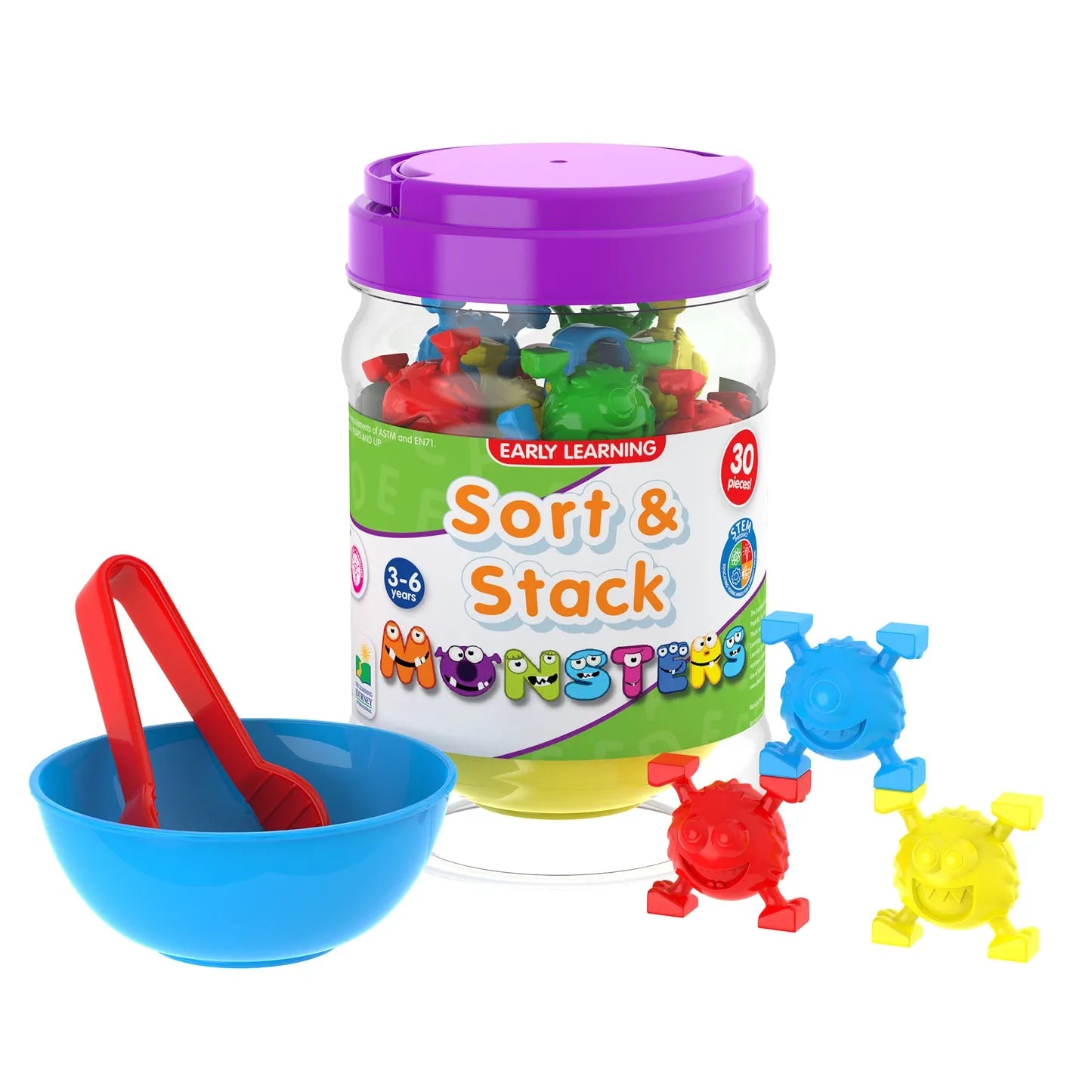 The Learning Journey Sort & Stack Monsters