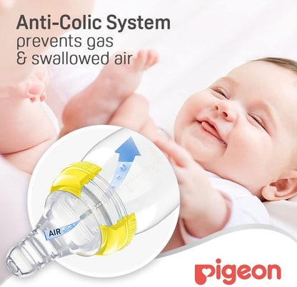 Pigeon Glass Slim Neck Bottle (White, 200ml)