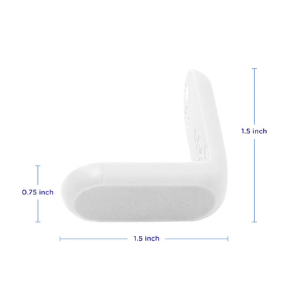Ubbi Corner Protector Set (White, 16 Pcs)