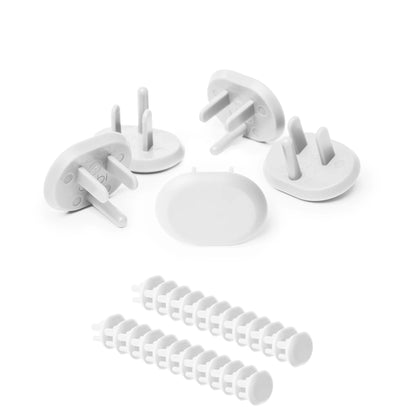Ubbi Outlet Covers Set (White, 24 Pcs)