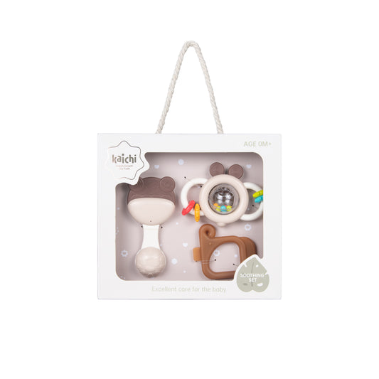 Kaichi - Baby Soothing & Sensory Toys Set - 3 Pieces