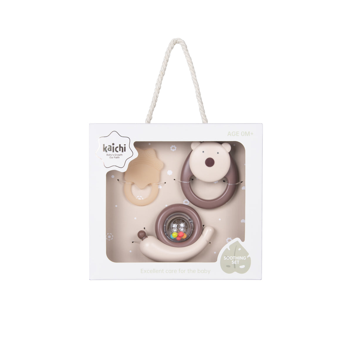 Kaichi - Baby Soothing & Sensory Toys Set - 3 Pieces