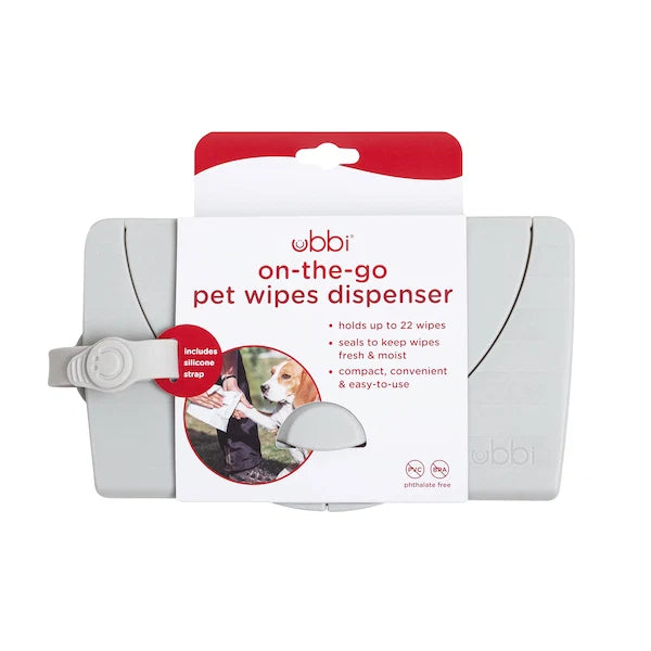 Ubbi OTG Pet Wipes Dispenser (Gray)