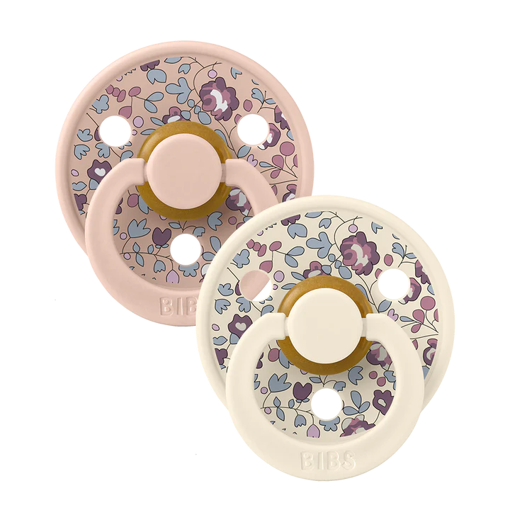 Bibs x Liberty Colour 2 Pack Eloise Latex, Blush Mix, Size 2